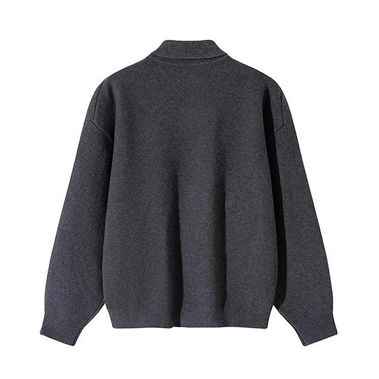 High-Density Polo Sweater